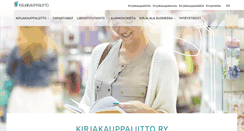 Desktop Screenshot of kirjakauppaliitto.fi